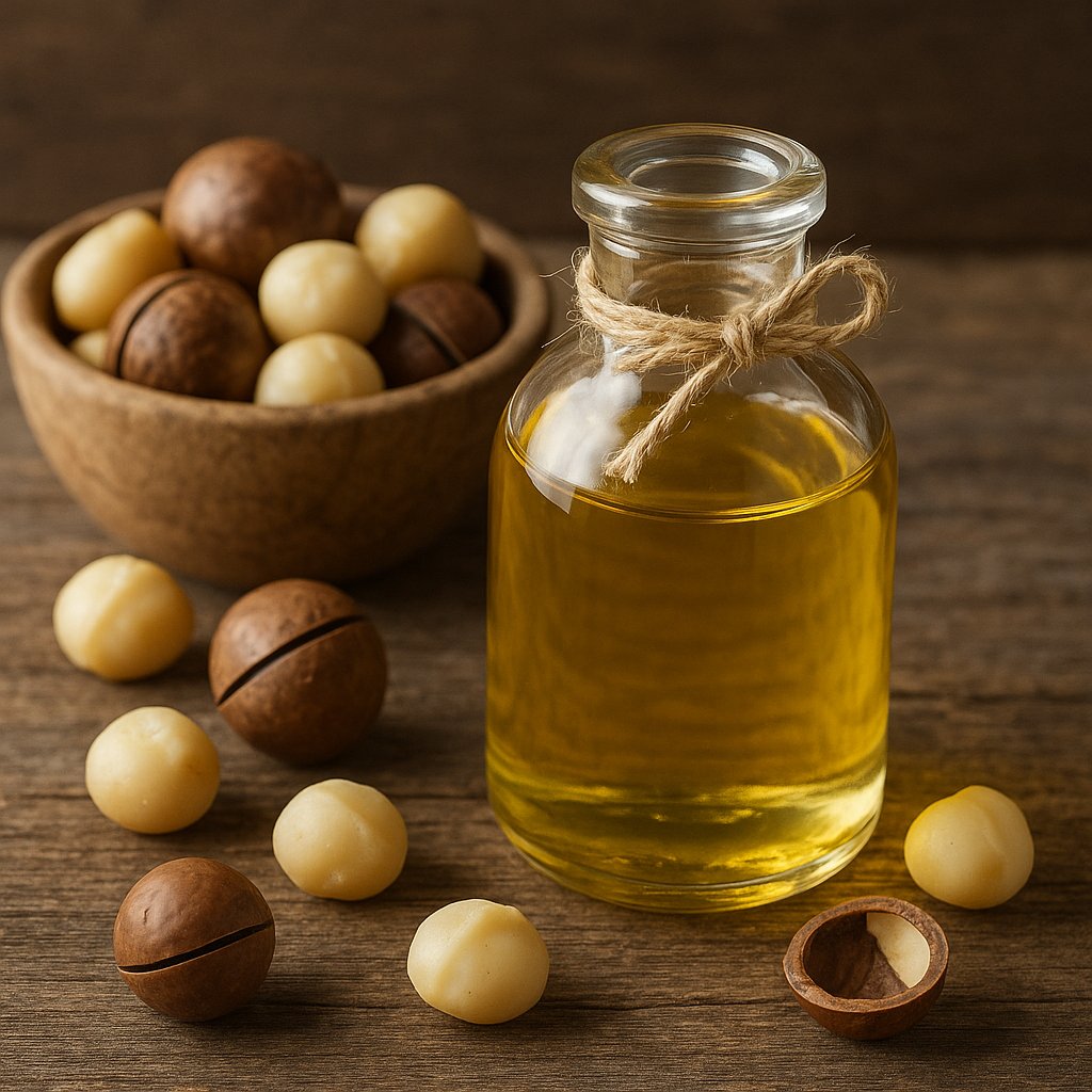 Photo de l'ingredient Huile de macadamia vierge