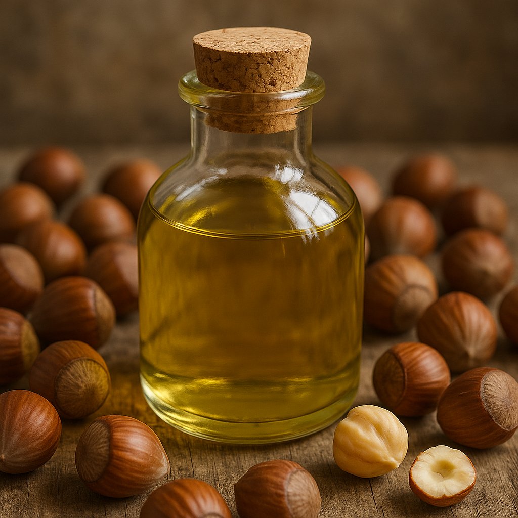 Photo de l'ingredient Huile de noisette vierge