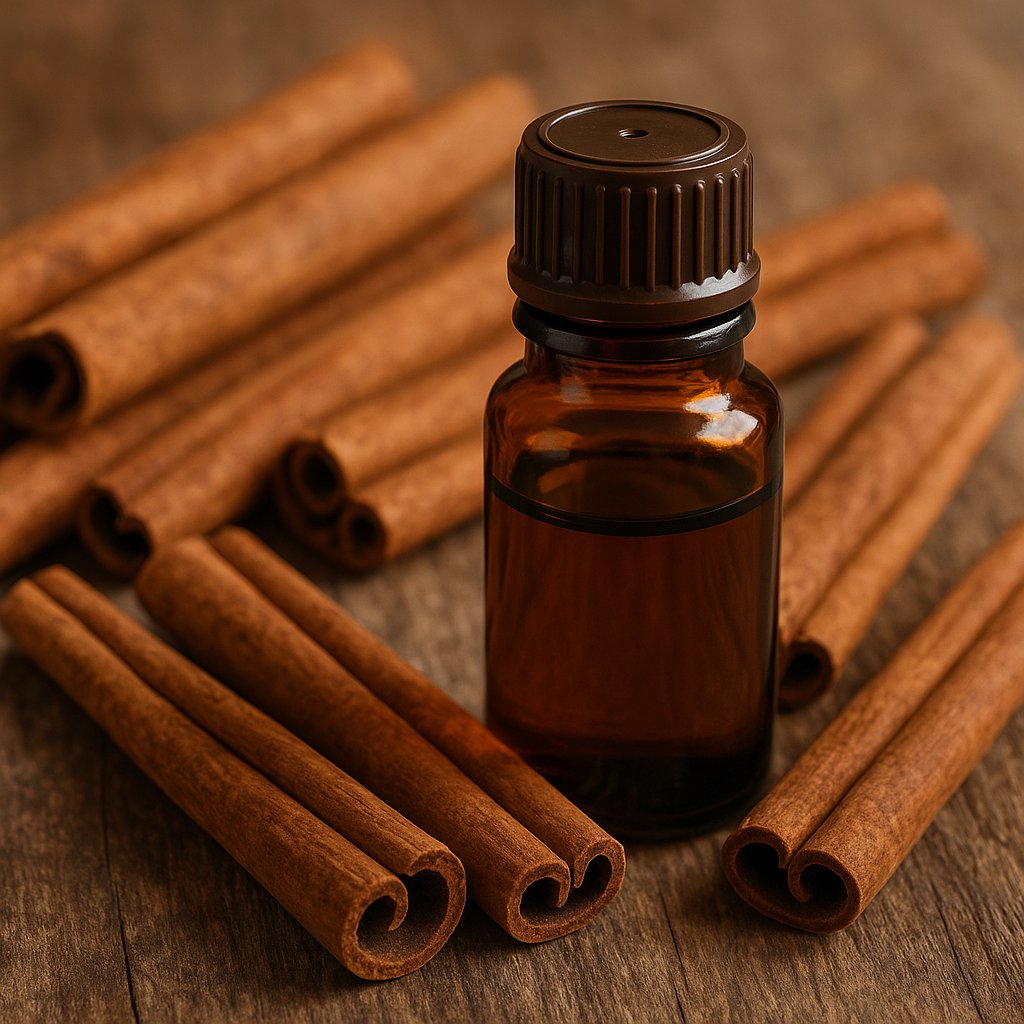 Photo de l'ingredient Huile essentielle de cannelle écorce