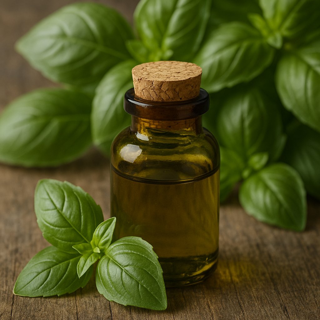 Photo de l'ingredient Huile essentielle de basilic