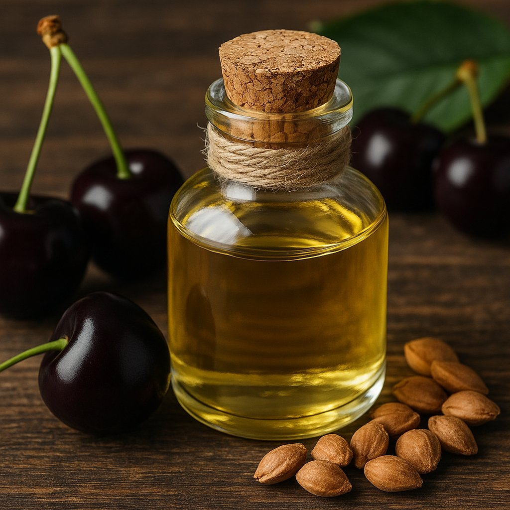 Photo de l'ingredient Huile de noyau de cerise noire