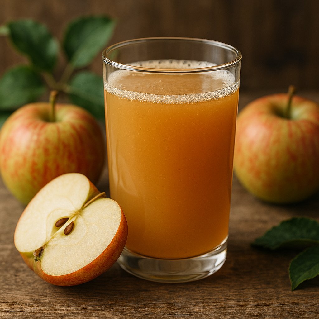 Photo de l'ingredient Jus de pomme bio frais