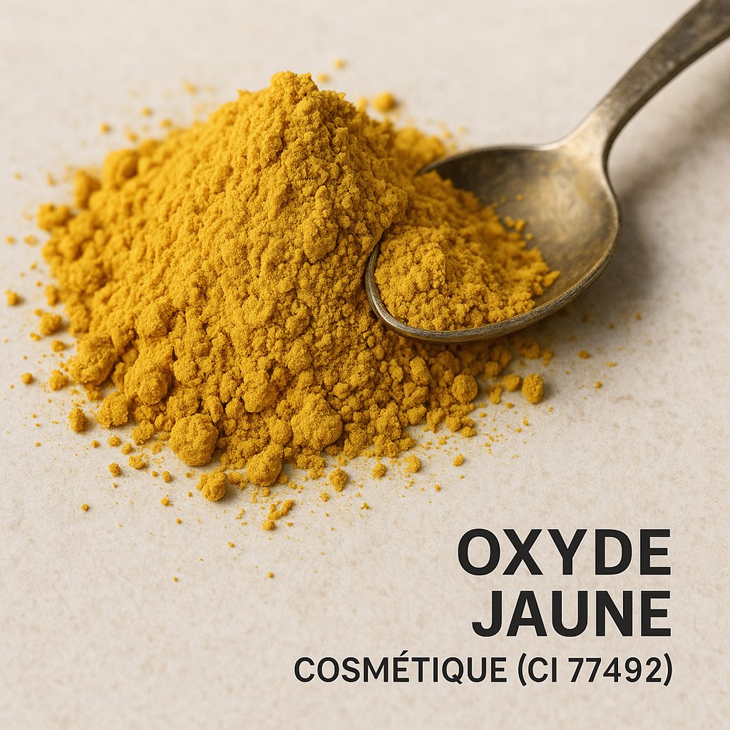 Photo de l'ingredient Oxyde jaune cosmétique (CI 77492)