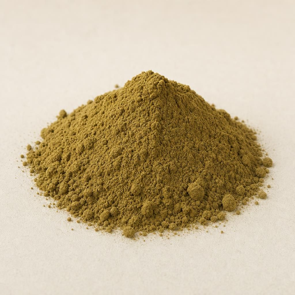 Photo de l'ingredient Poudre de cassia (Cassia obovata / Senna italica)