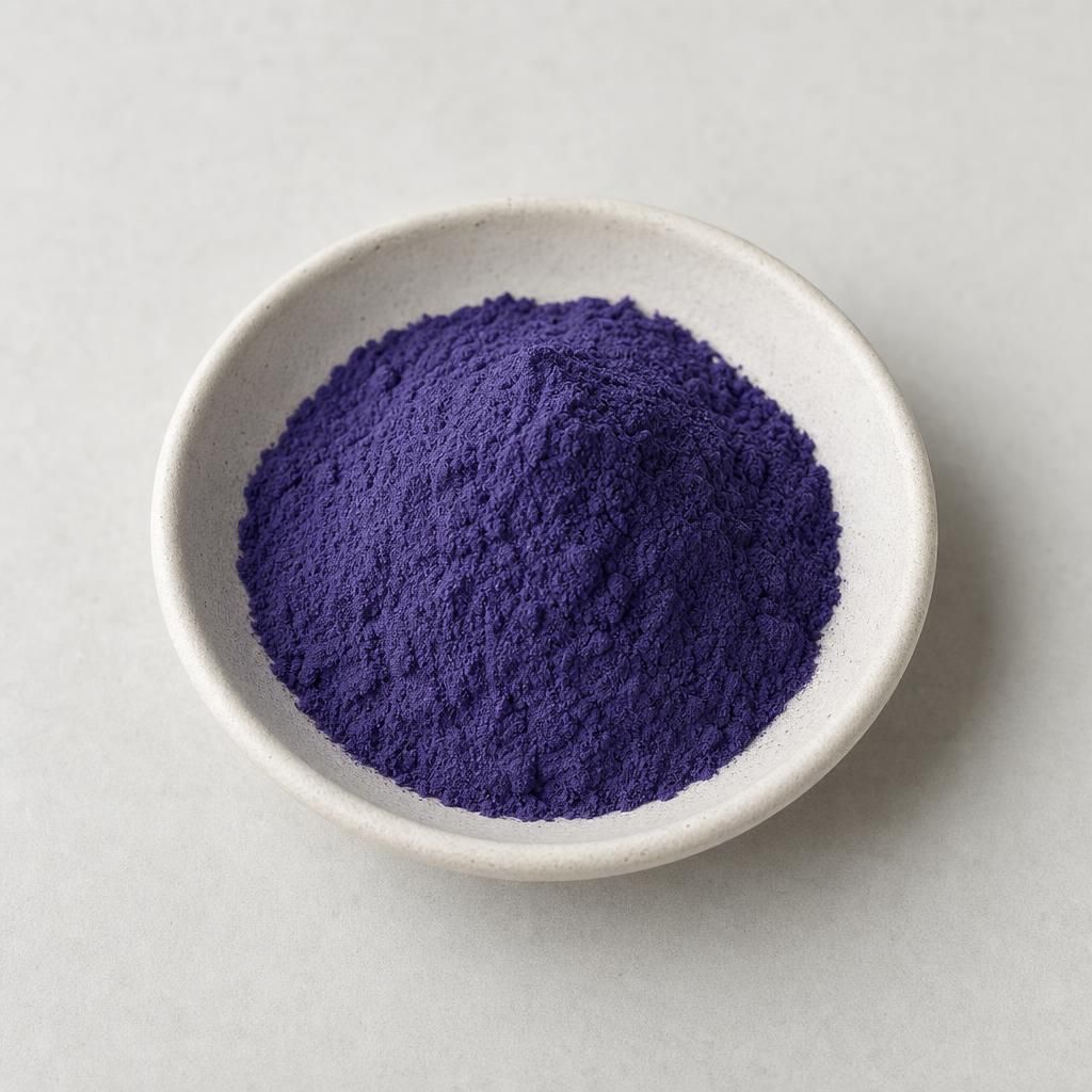 Photo de l'ingredient Poudre de fleurs de pois papillon (Clitoria ternatea)