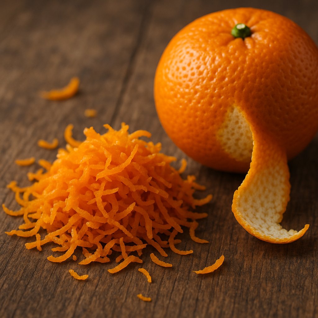 Photo de l'ingredient Zeste de mandarine frais