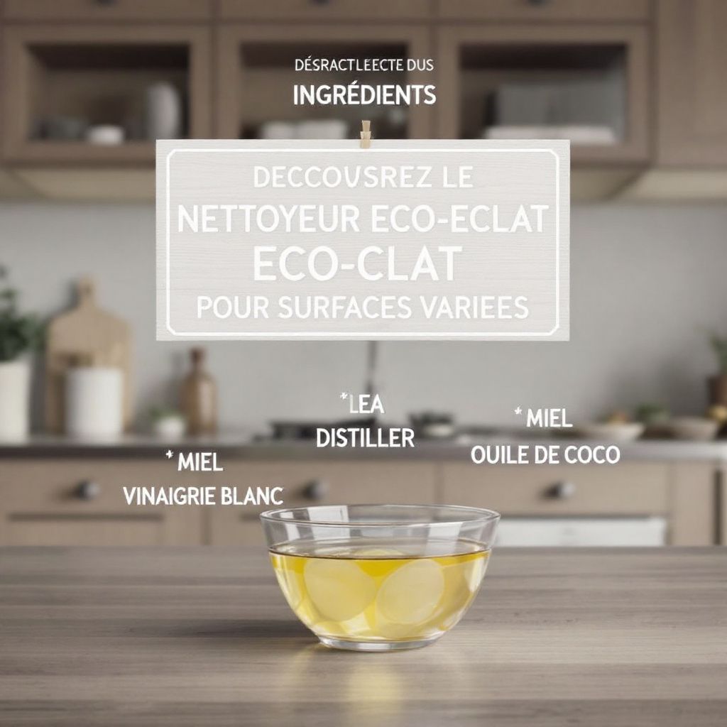 Image recette Nettoyeur Eco-Eclat pour Surfaces Variees