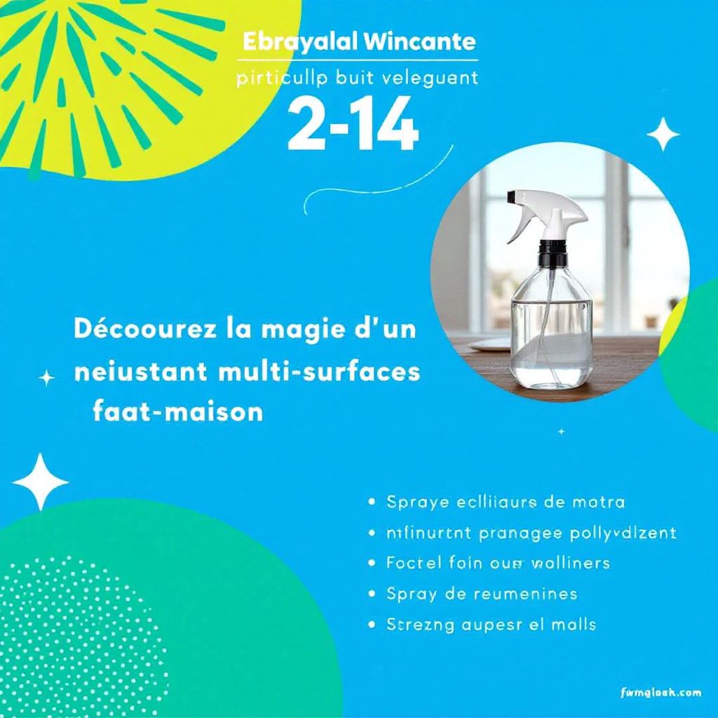 Image recette Spray Eclaireur Polyvalent: Le Maestro du Nettoyage Doux pour Toutes Surfaces