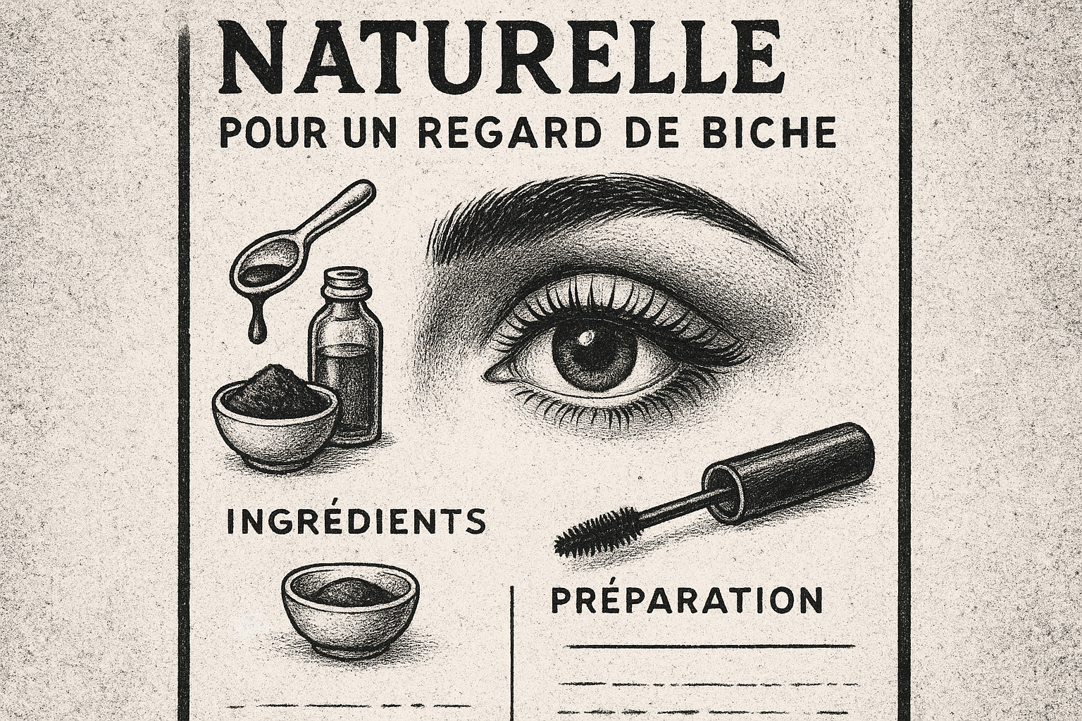 Image recette Maskara a Paupieres Naturelle pour un Regard de Biche