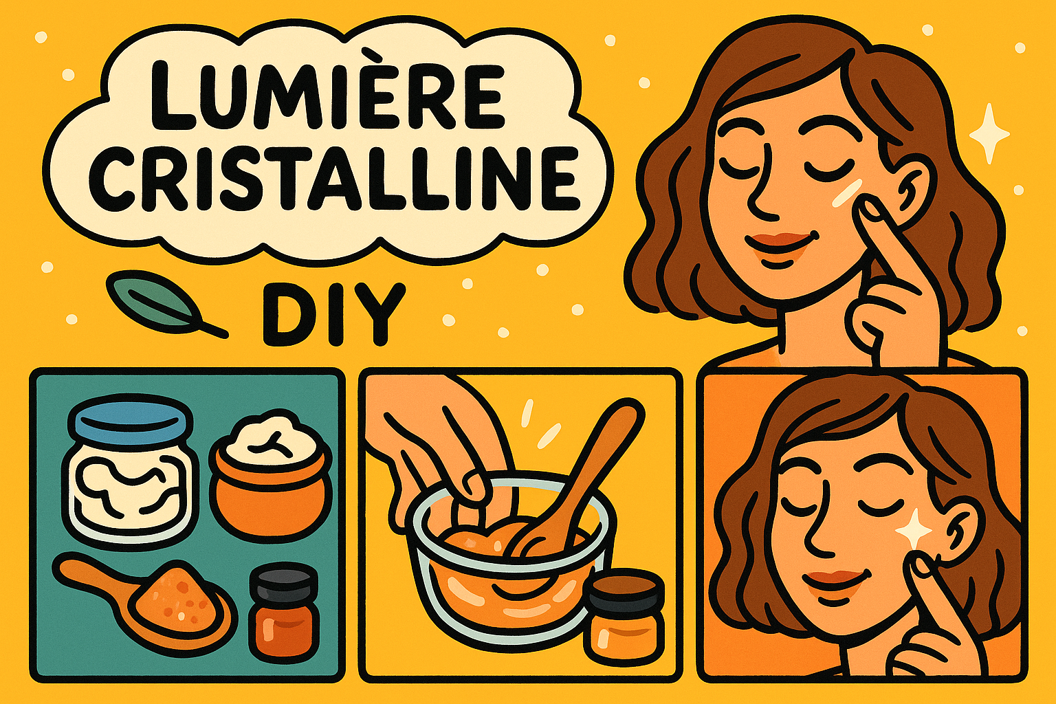 Image recette Highlighter Lumière Cristaline : DIY pour un Éclat Naturel et ...