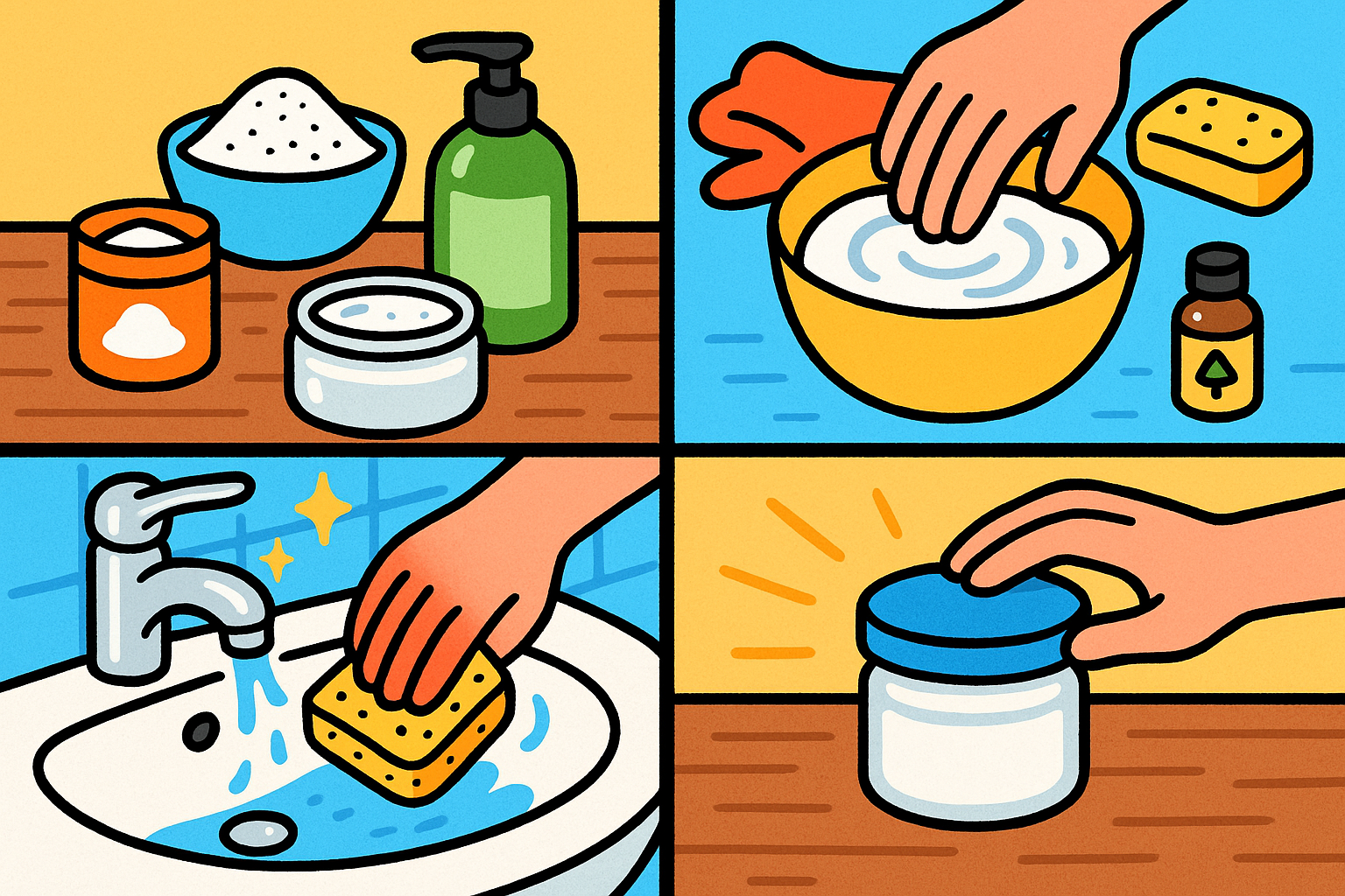 Image recette Pasta Nettoyante Salle de Bain au Sel Minéral