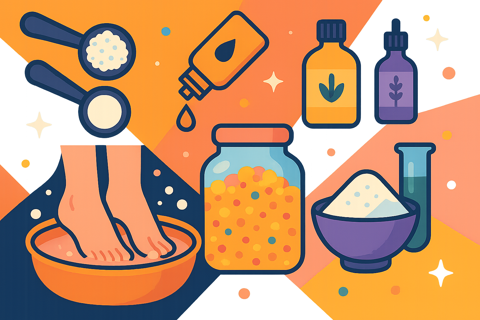 Image recette Sels Relaxants Effervescents DIY pour Soin des Pieds