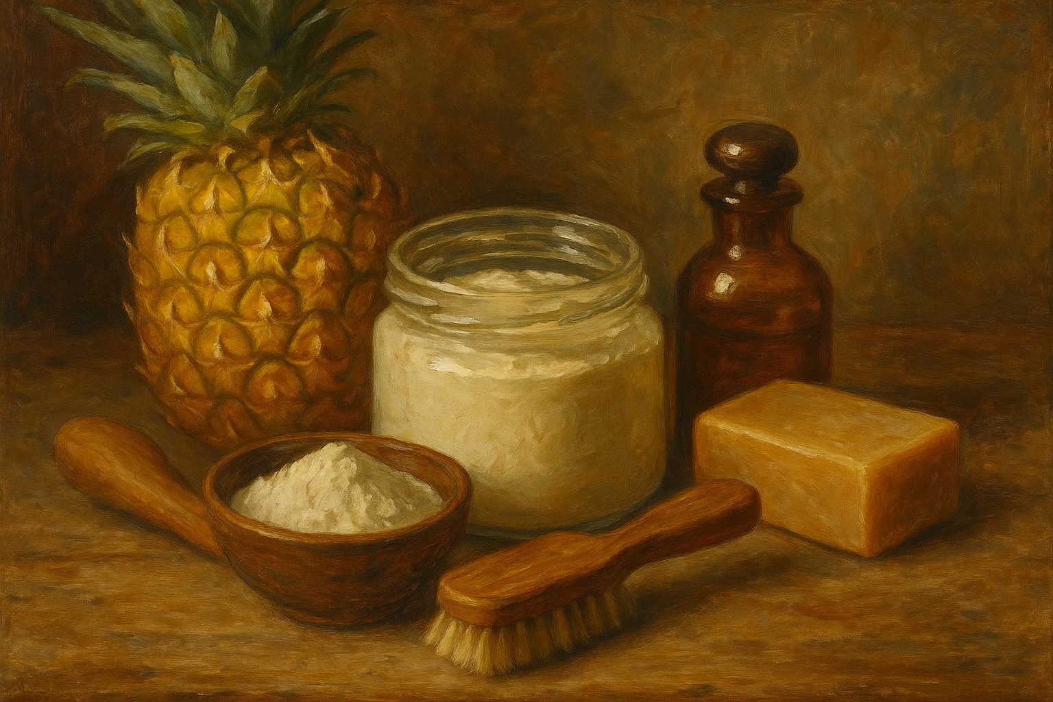 Image recette Détachant Maison Express à l’Argile Blanche et Jus d’Ananas