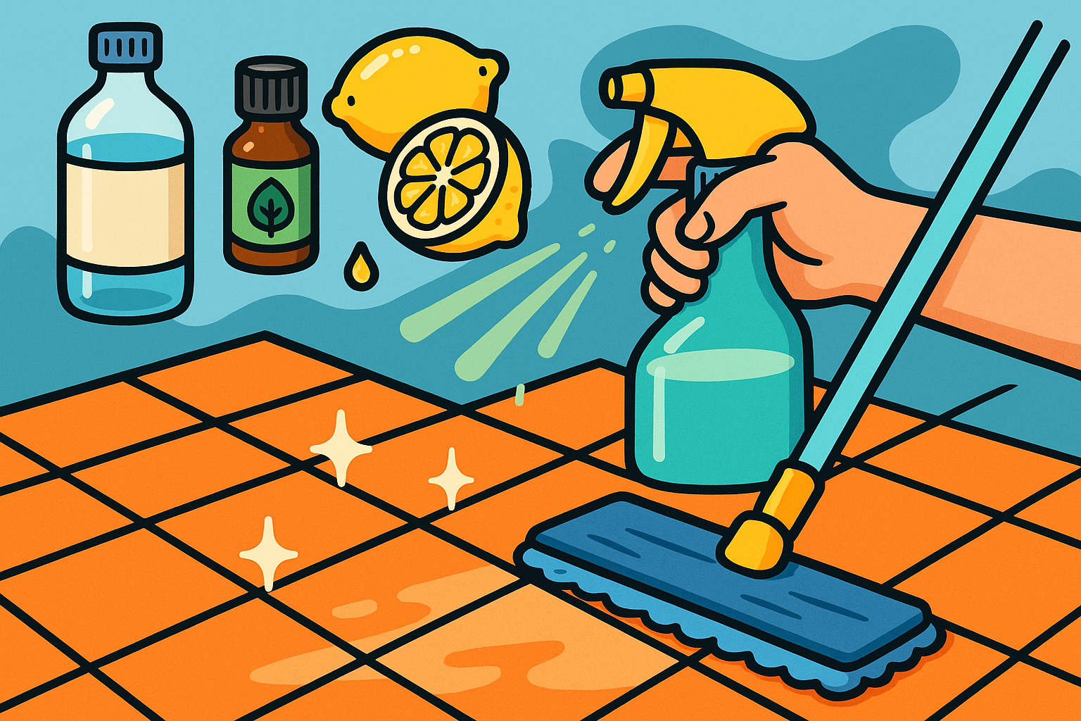 Image recette Brume Revitalisante Naturelle pour Carrelage Impeccable