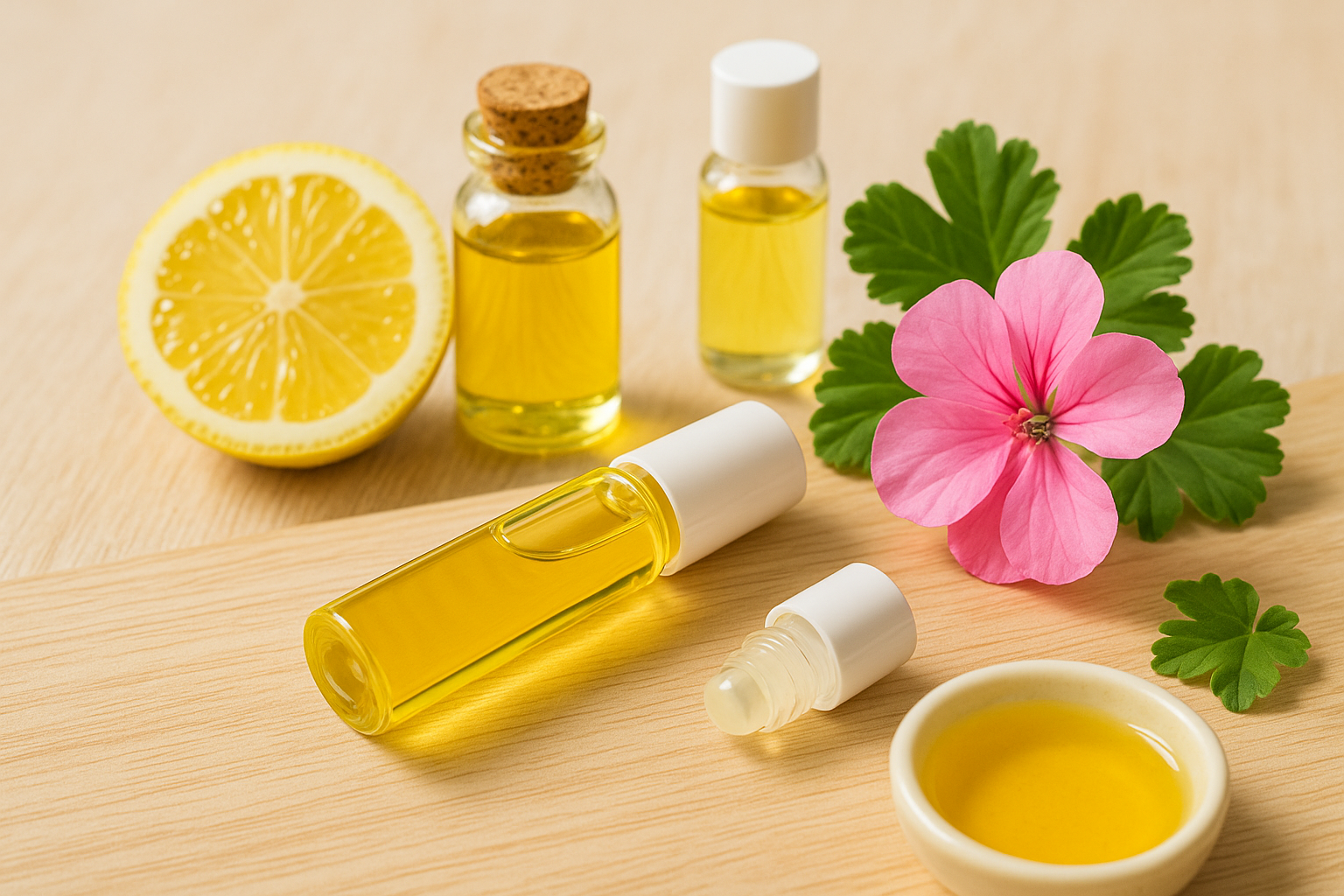 Image recette Sérum Roll-On Anti-Bouton Ciblé au Citron et Géranium