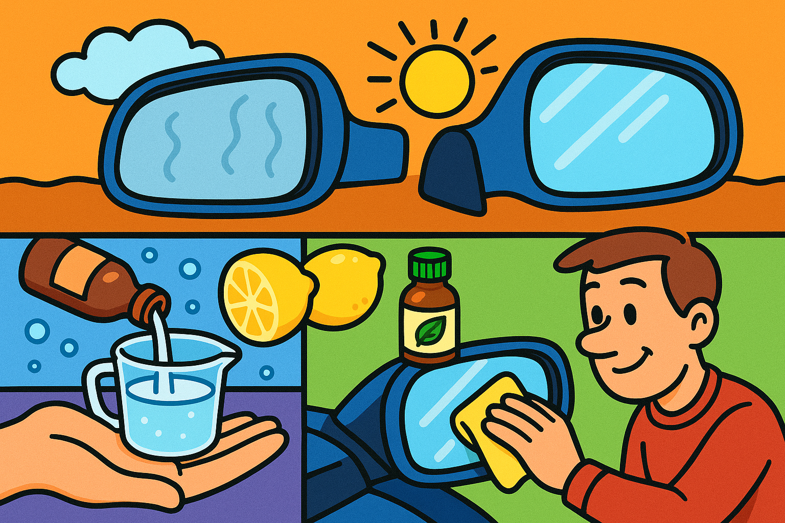 Image recette Gel Anti-Buée Maison pour Rétroviseurs et Vitres d'Automobile