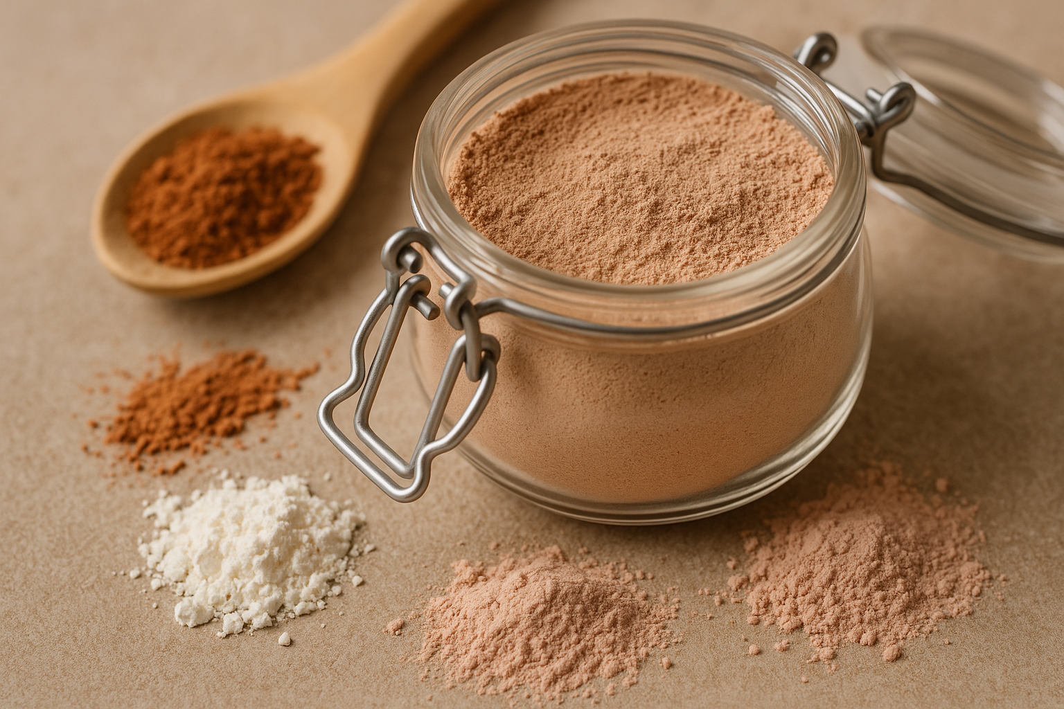 Image recette Poudre Visage "Pureté Satinée au Santal" : Recette Maison Pour Un Teint Mat et Unifié