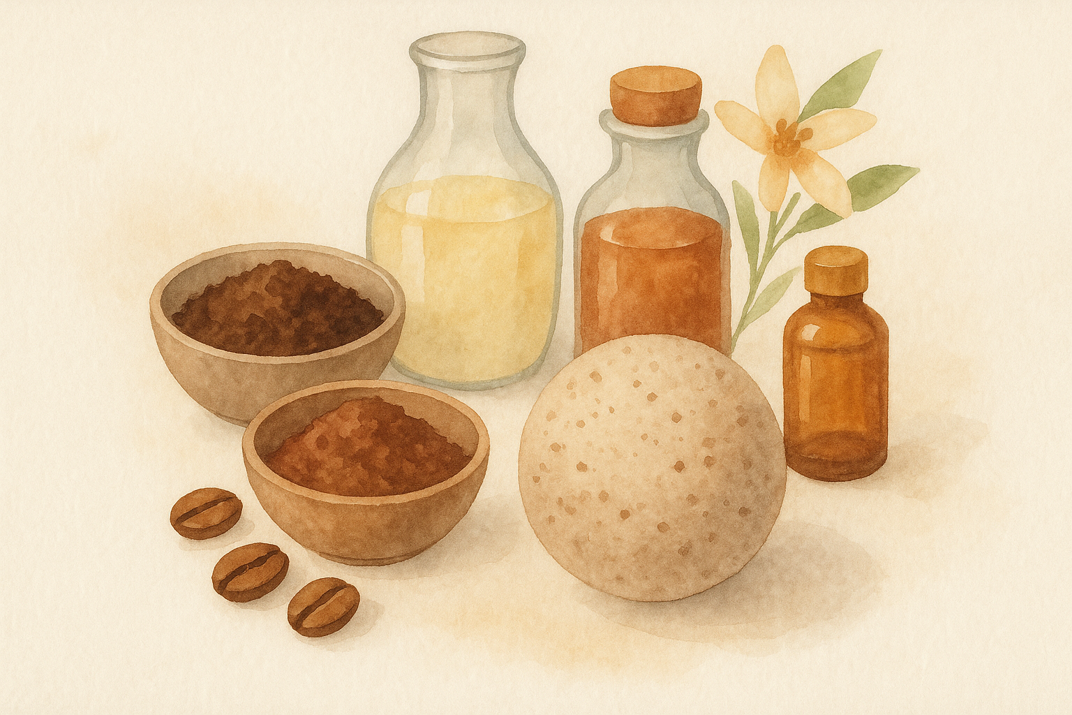 Image recette Bombe de Bain Gourmande au Cafe et Cacao