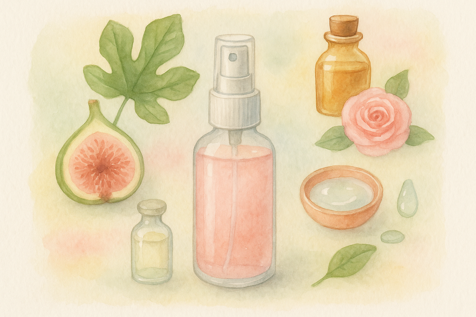 Image recette Brume Hydratante Visage Douce Rosée de Figuier