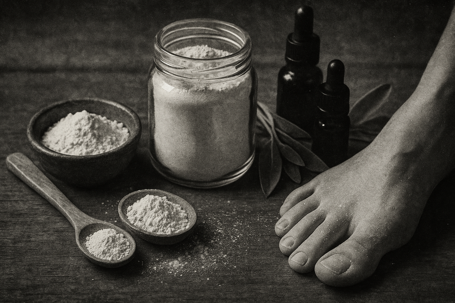 Image recette Poudre Soin Pieds Séchage Express aux Plantes Purifiantes