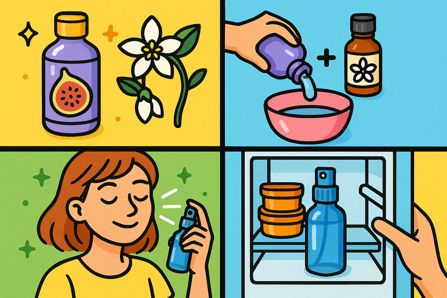 Image recette Lotion Visage Ressourçante au Jasmin et Hydrolat de Figue