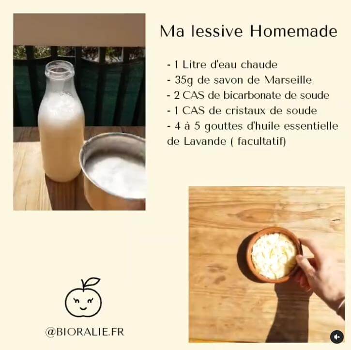 Image recette Ma lessive Homemade