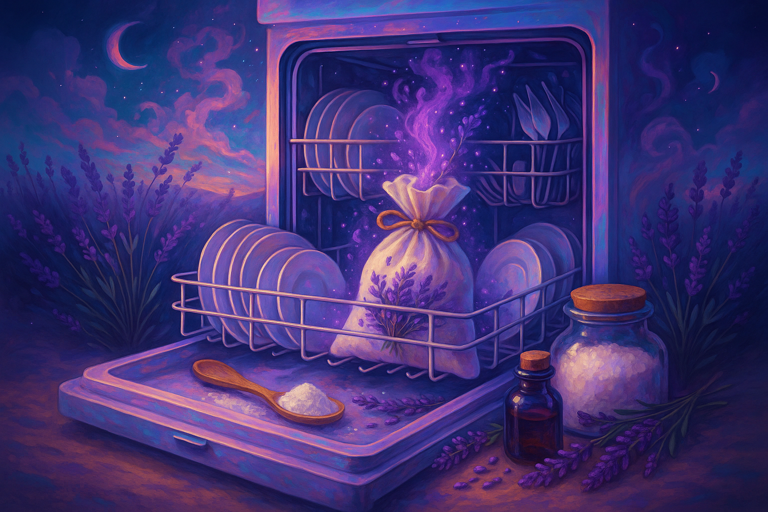 Image recette Sachets Désodorisants & Purifiants à la Lavande pour Lave-Vaisselle