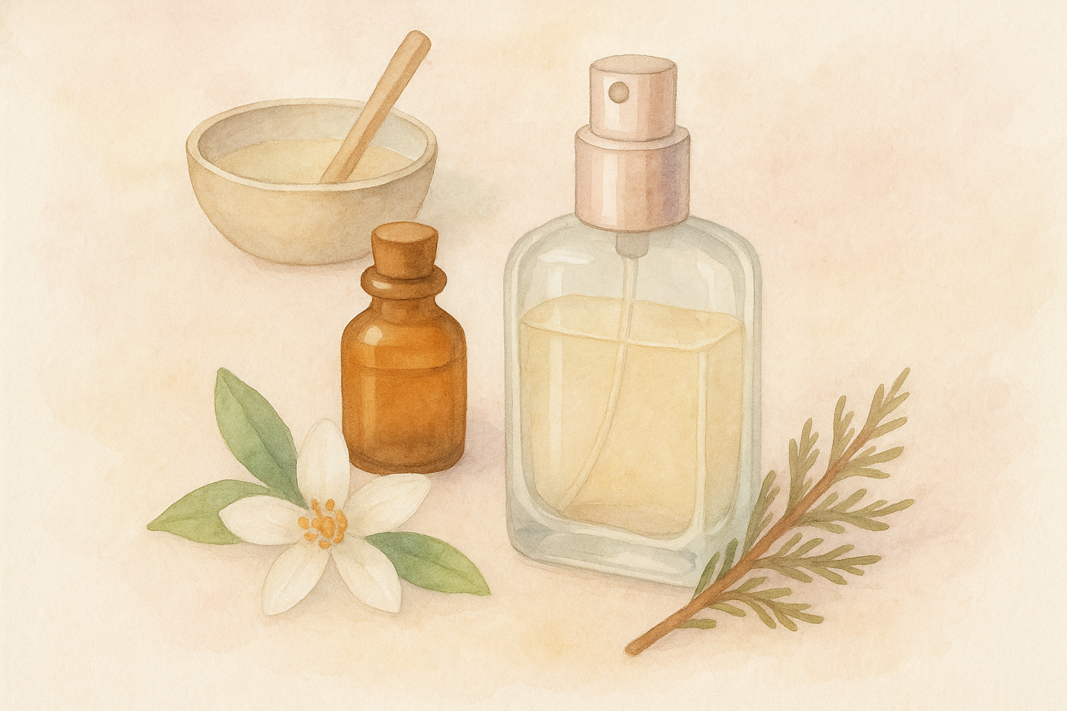 Image recette Eau de Toilette DIY Néroli Frais & Bois de Cèdre