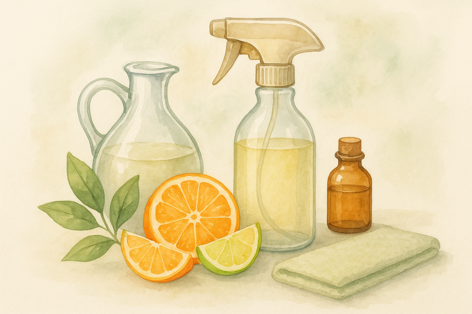 Image recette Nettoyant Vitre Maison aux Agrumes et Vinaigre