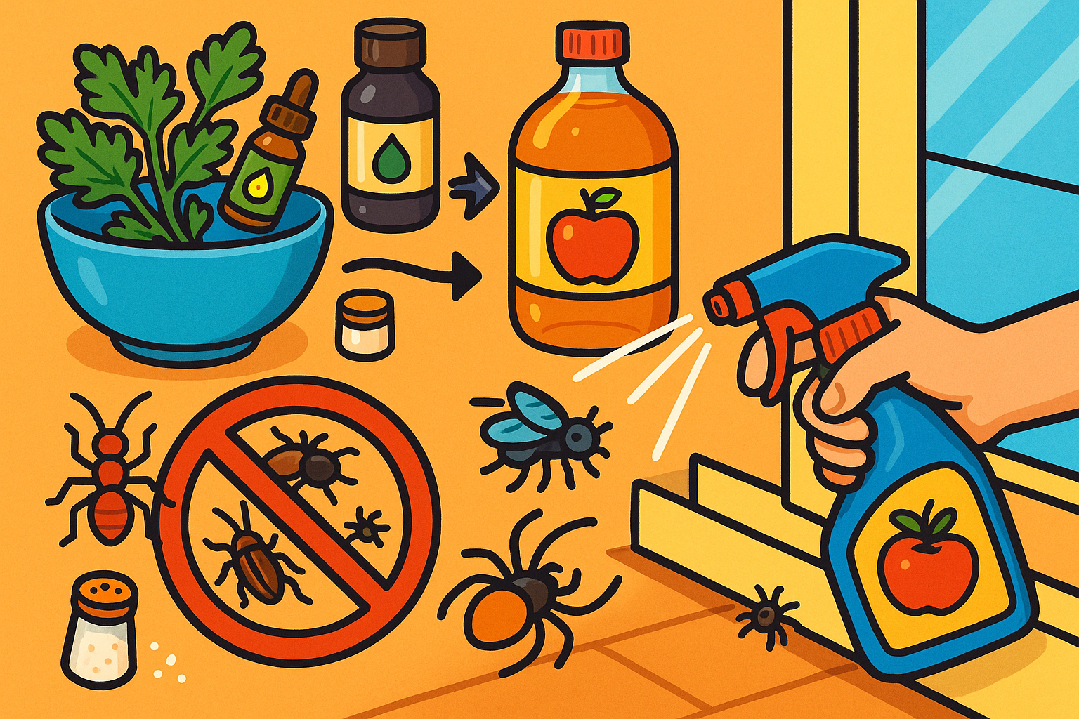 Image recette Insecticide Maison au Persil et Vinaigre de Cidre