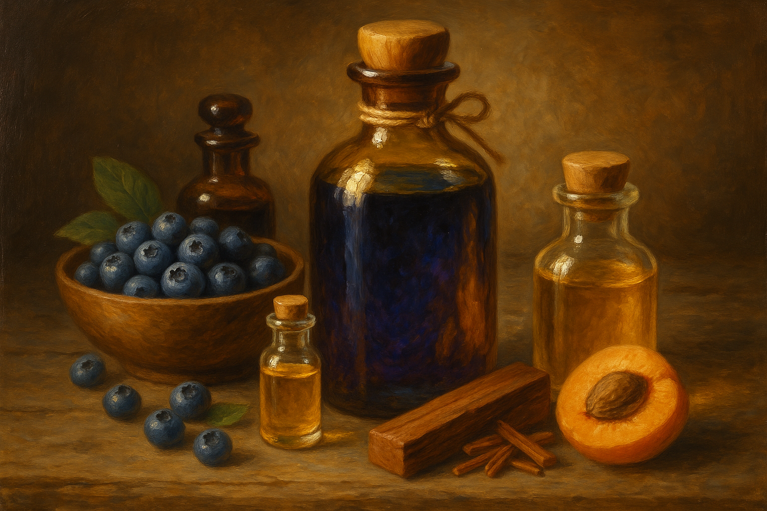 Image recette Huile de Bain Créative à la Myrtille Sauvage et au Bois de Santal