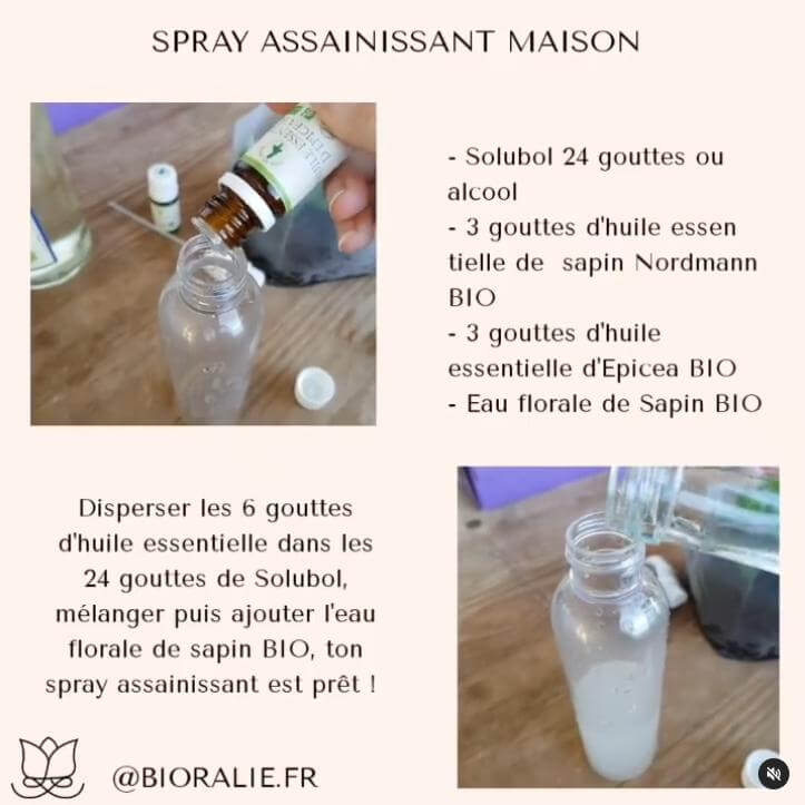 Image recette Spray assainissant pour la maison