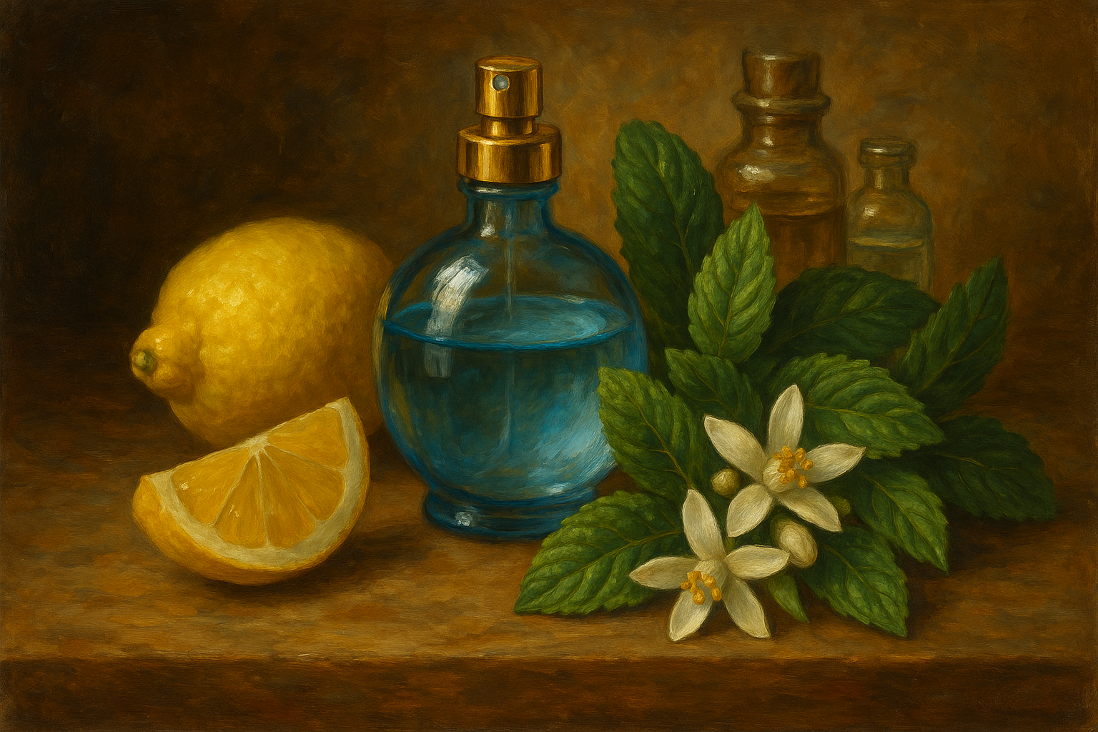 Image recette Eau de Toilette "Lueur Azur et Feuilles de Menthe" Maison