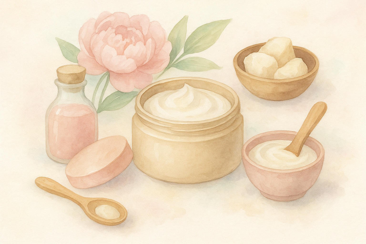 Image recette Creme Corps Éclat Printanier à la Pivoine et Beurre d'Illipe