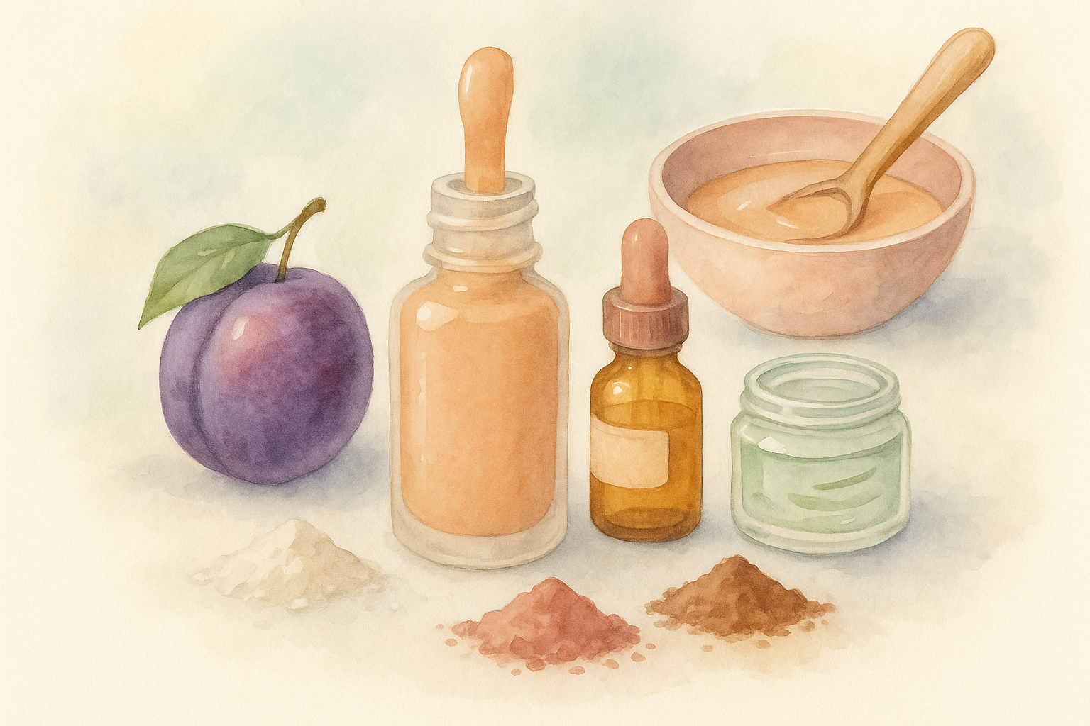 Image recette Fond de Teint Éclat Naturel à la Prune et au Squalane Végétal