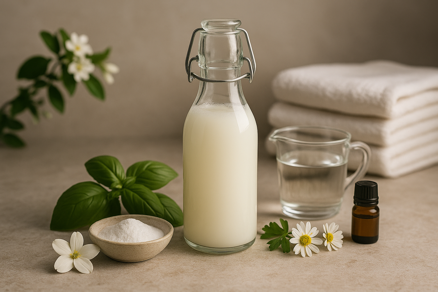 Image recette Adoucissant Maison Floral & Fraicheur de Basilic