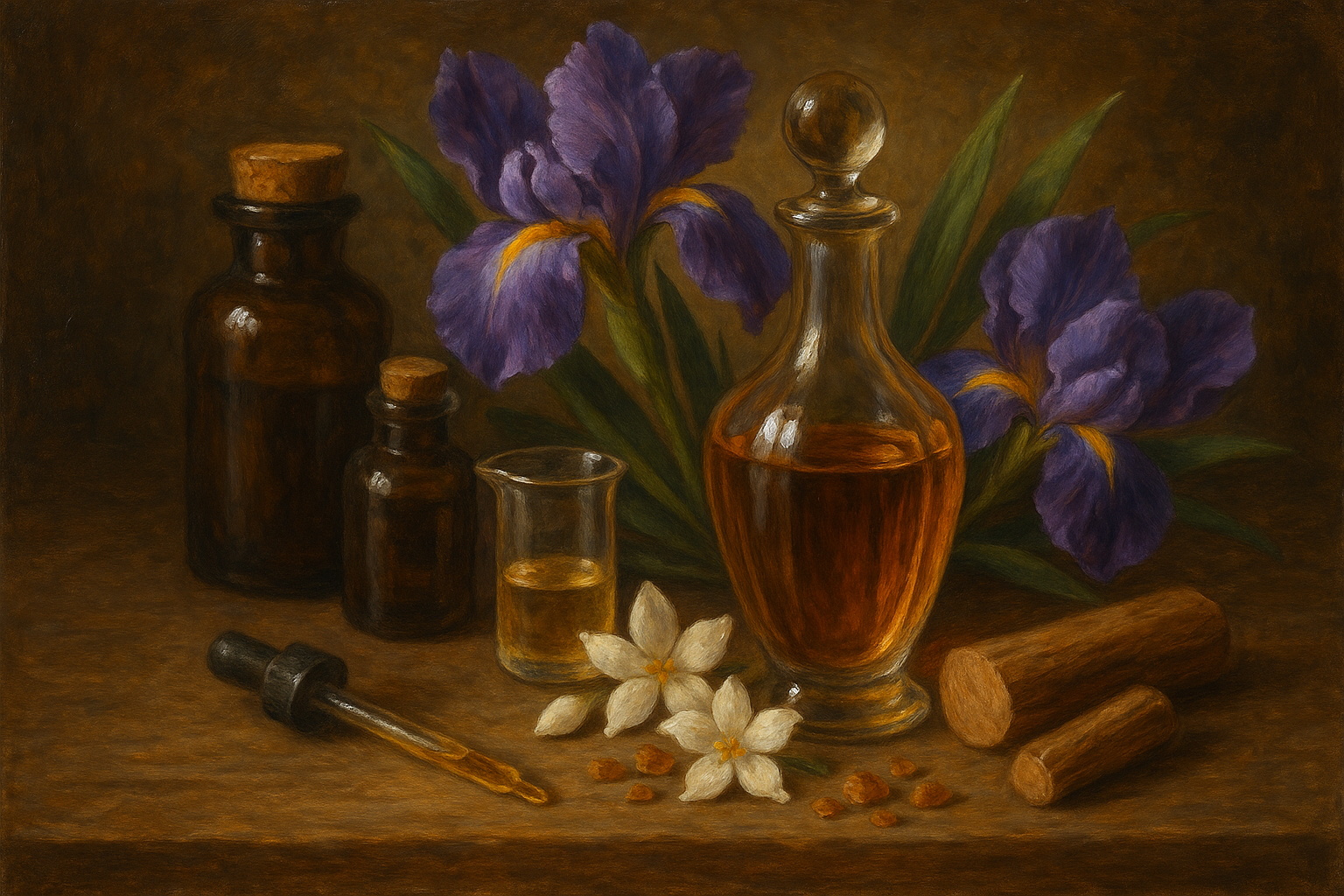 Image recette Nuit d'Iris : Parfum DIY Raffiné et Mystérieux