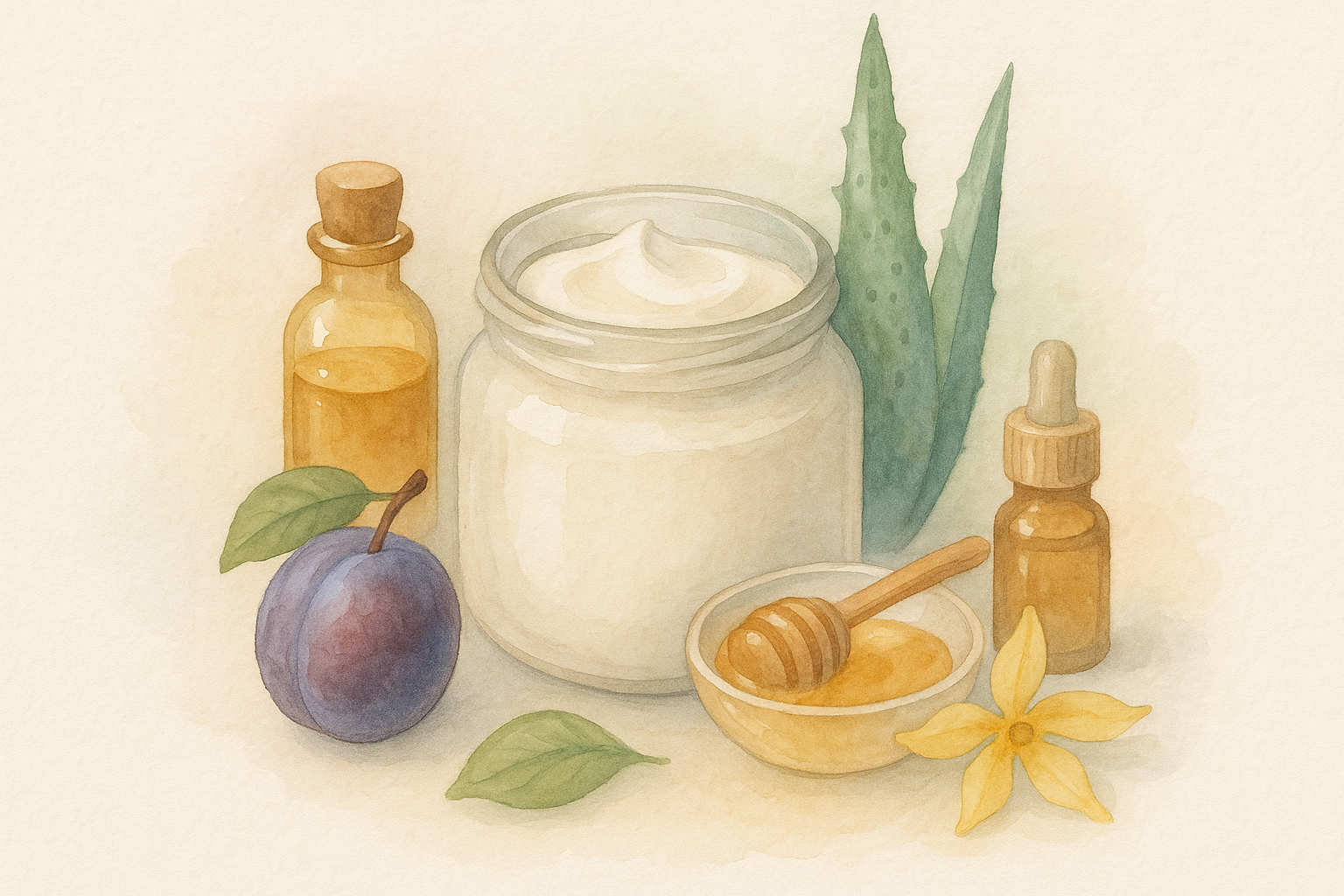 Image recette Apres-Shampoing Naturel Réparateur au Yaourt Grec et Huile de Prune