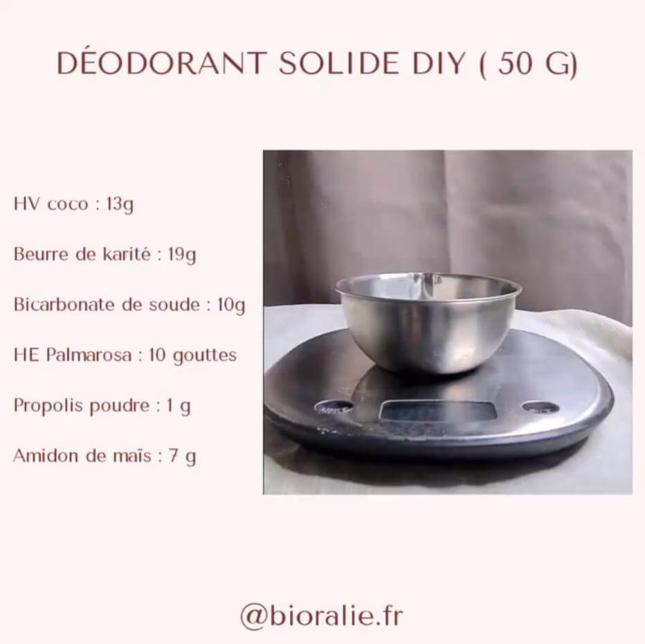 Image recette Déodorant solide DIY