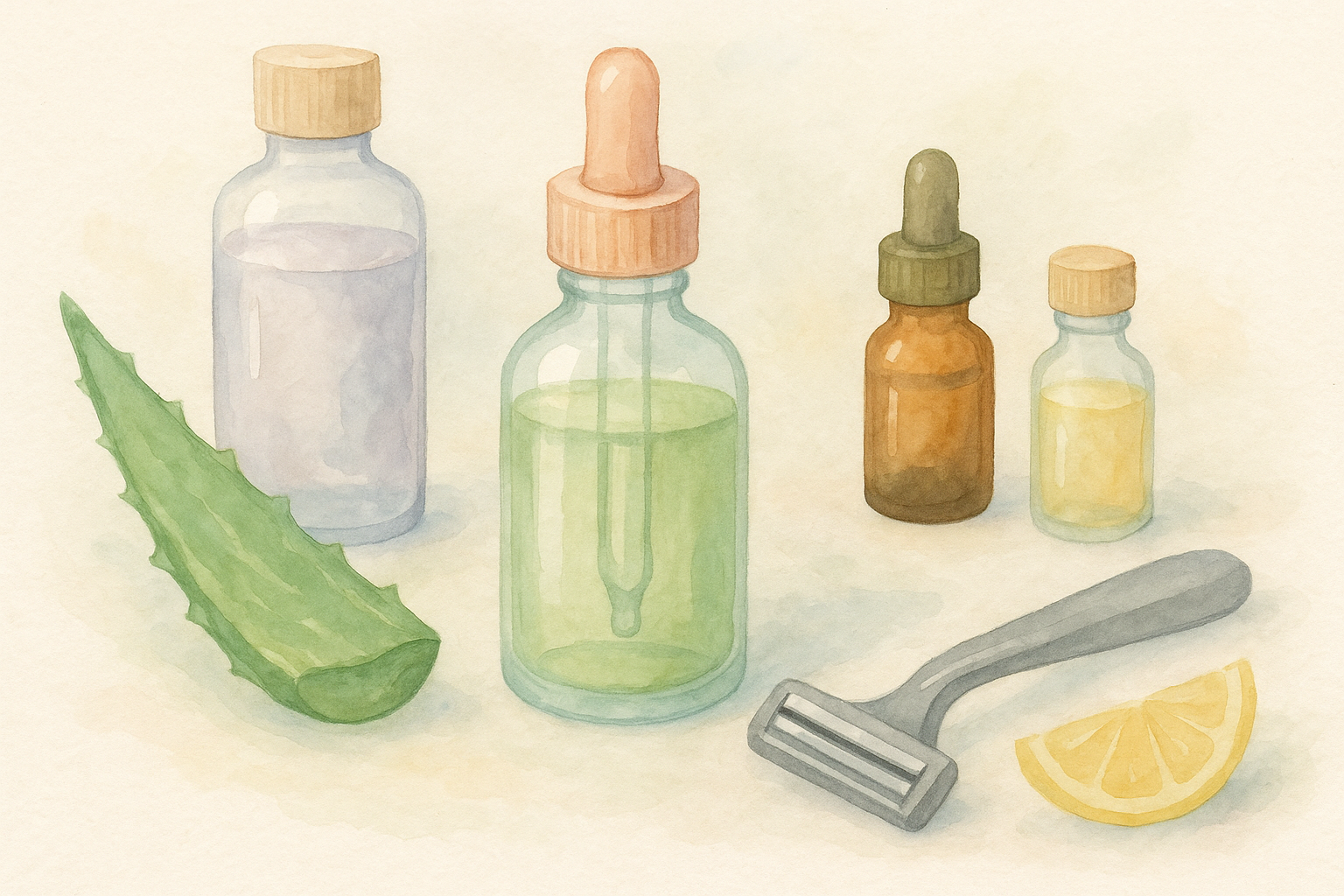 Image recette Sérum Antibactérien DIY pour Lames de Rasoir et Entretien de la Barbe