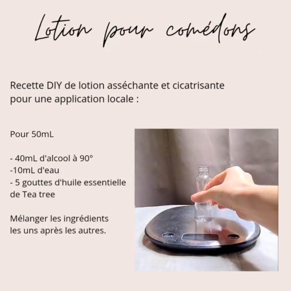 Image recette Lotion anti-comédons maison