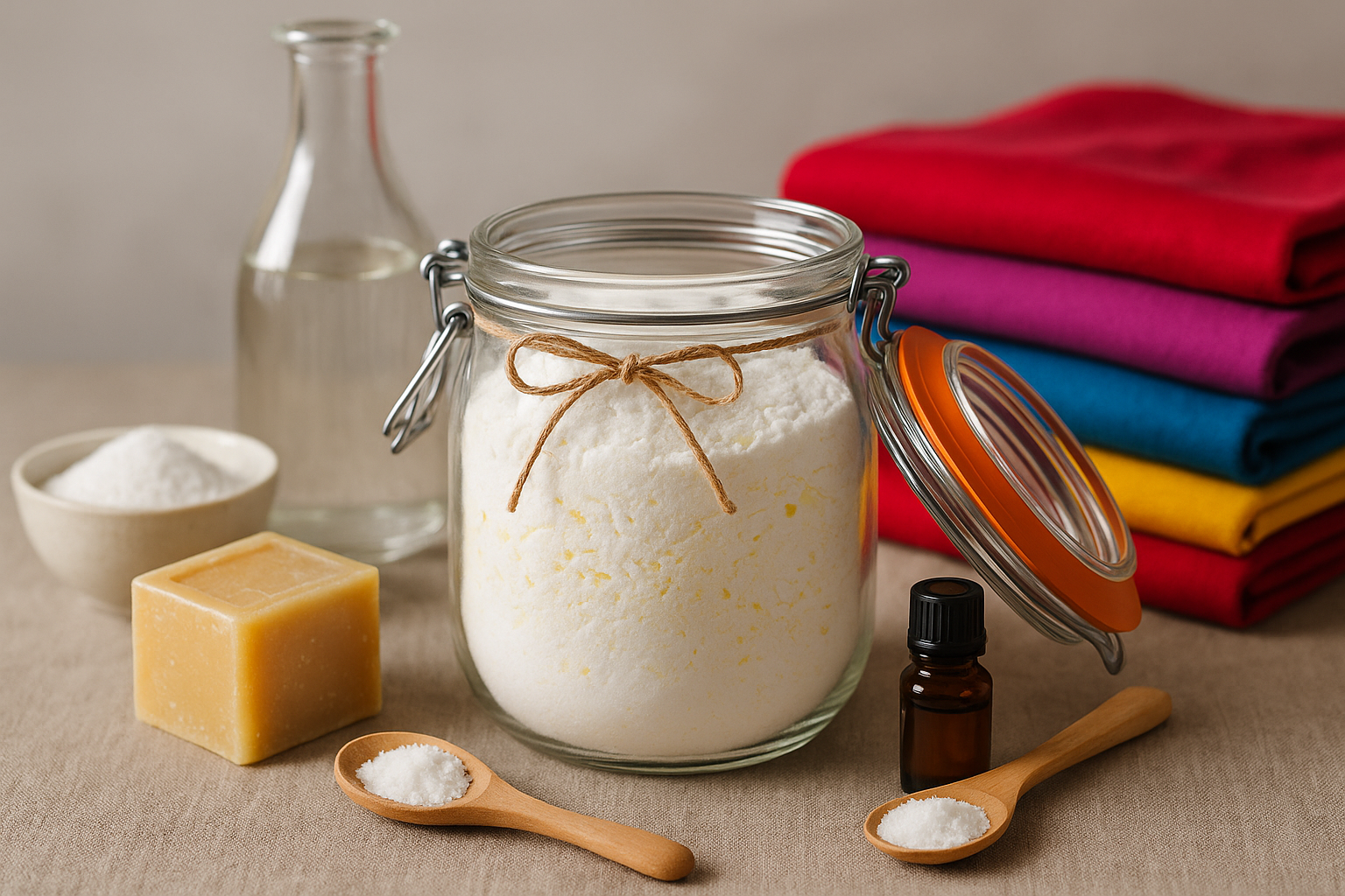 Image recette Lessive DIY Spéciale Couleurs Vives