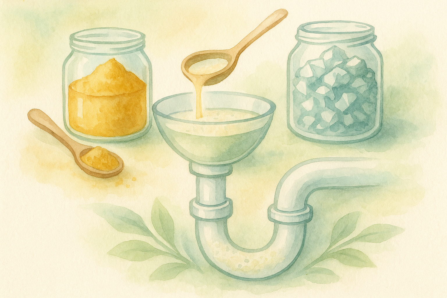 Image recette Déboucheur Naturel Ultra-Puissant à la Moutarde et à la Soude