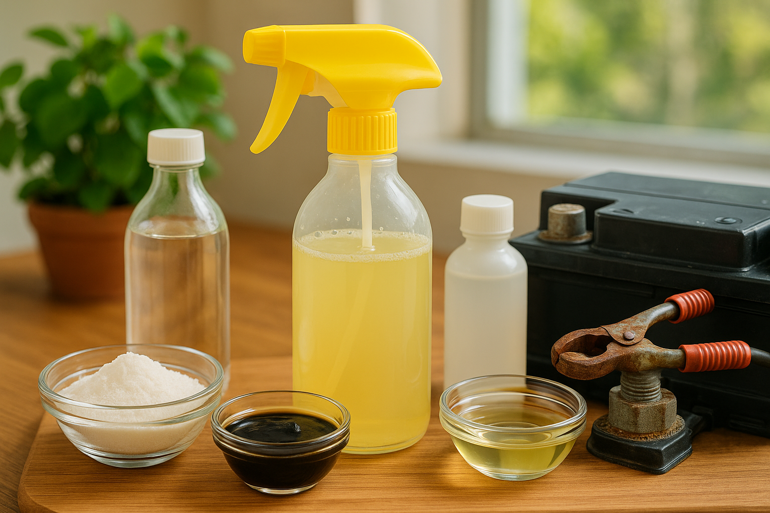 Image recette Spray Anti-Corrosion Naturel pour Connexions de Batterie de Vo...