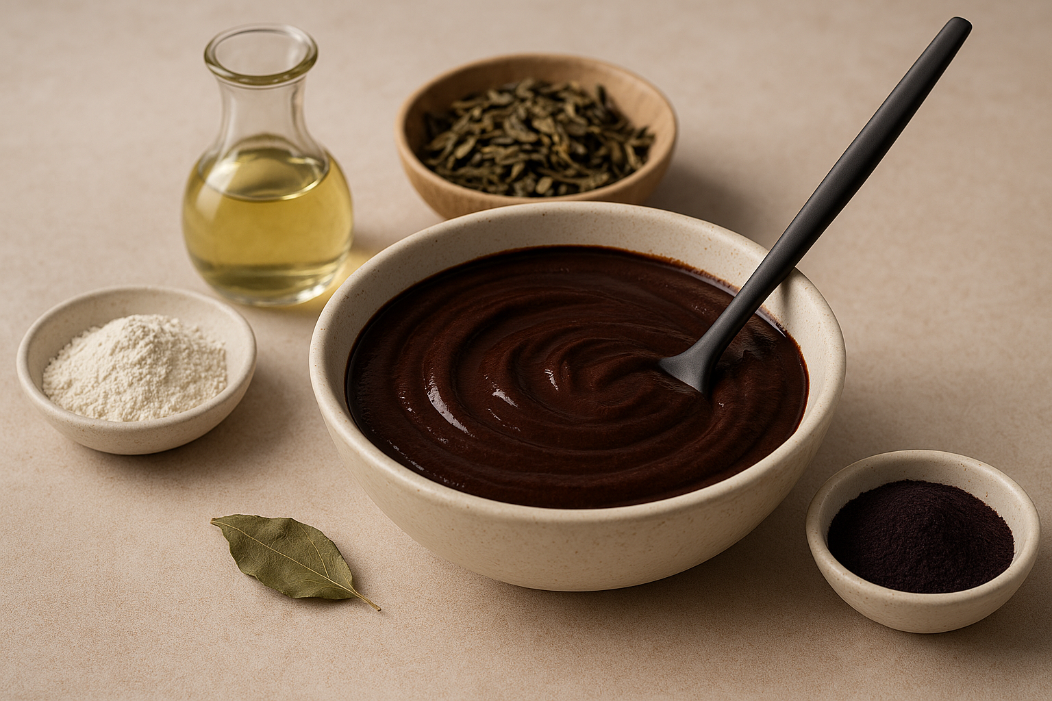 Image recette Coloration Végétale Maison au Brou de Cassis et Feuilles de Th...