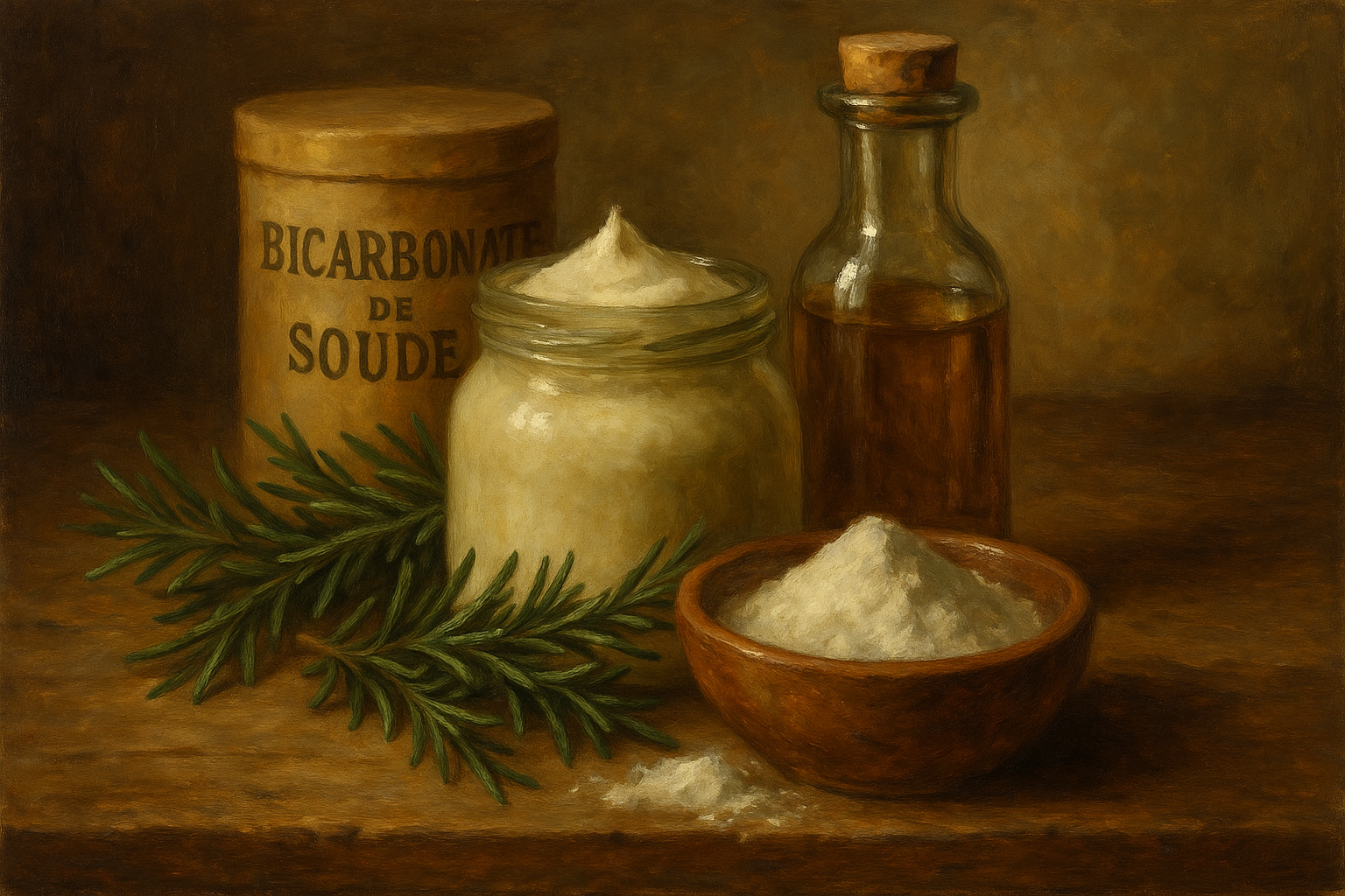 Image recette Velouté de Bicarbonate au Romarin : Nettoyant Naturel Spécial ...