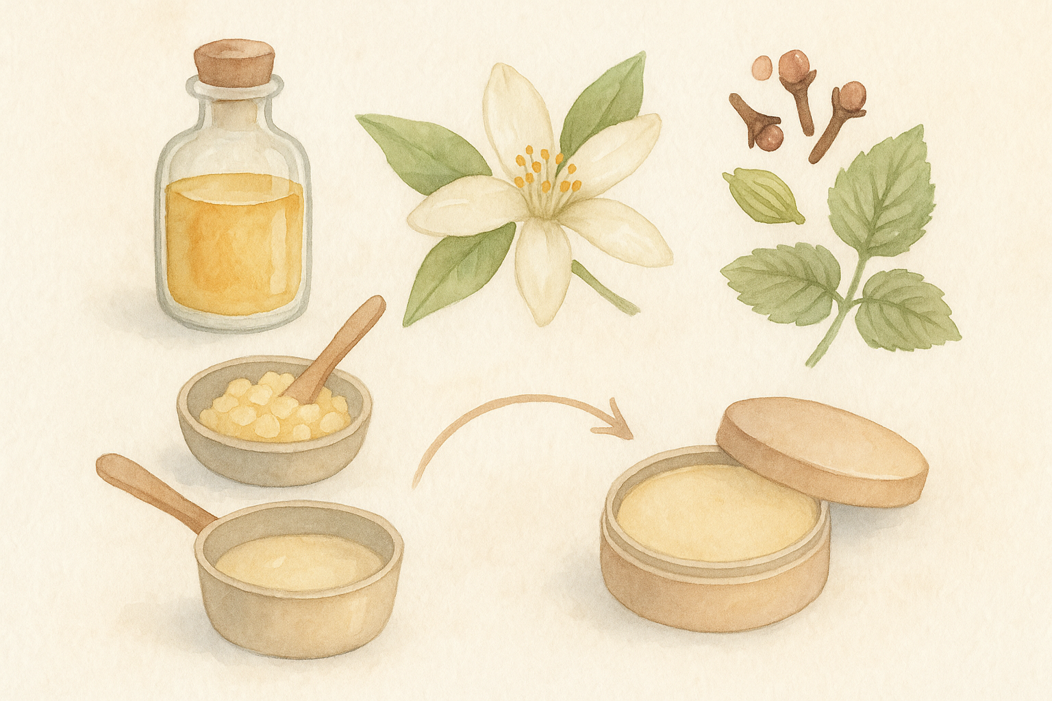 Image recette Lumière d'Orient : Parfum DIY aux Notes Épicées et Fleur d'Ora...