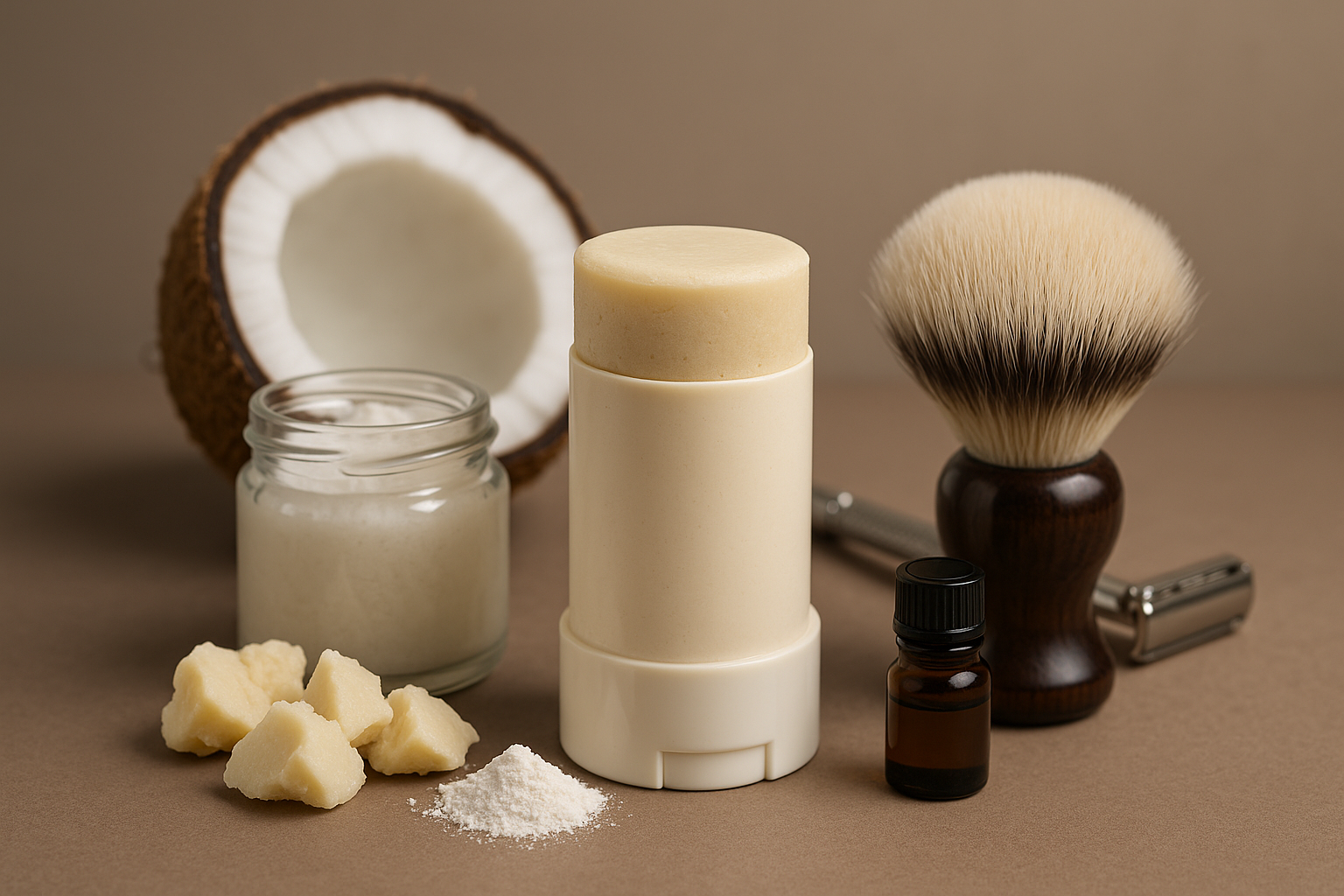 Image recette Synergie Moussante : Recette Maison de Shaving Stick Solide po...