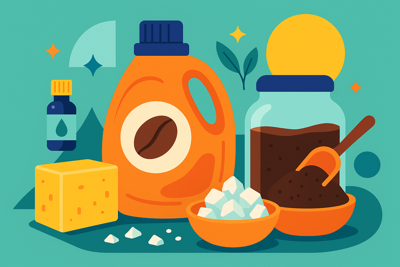 Image recette Lessive DIY Ultra-Decrassante au Marc de Cafe