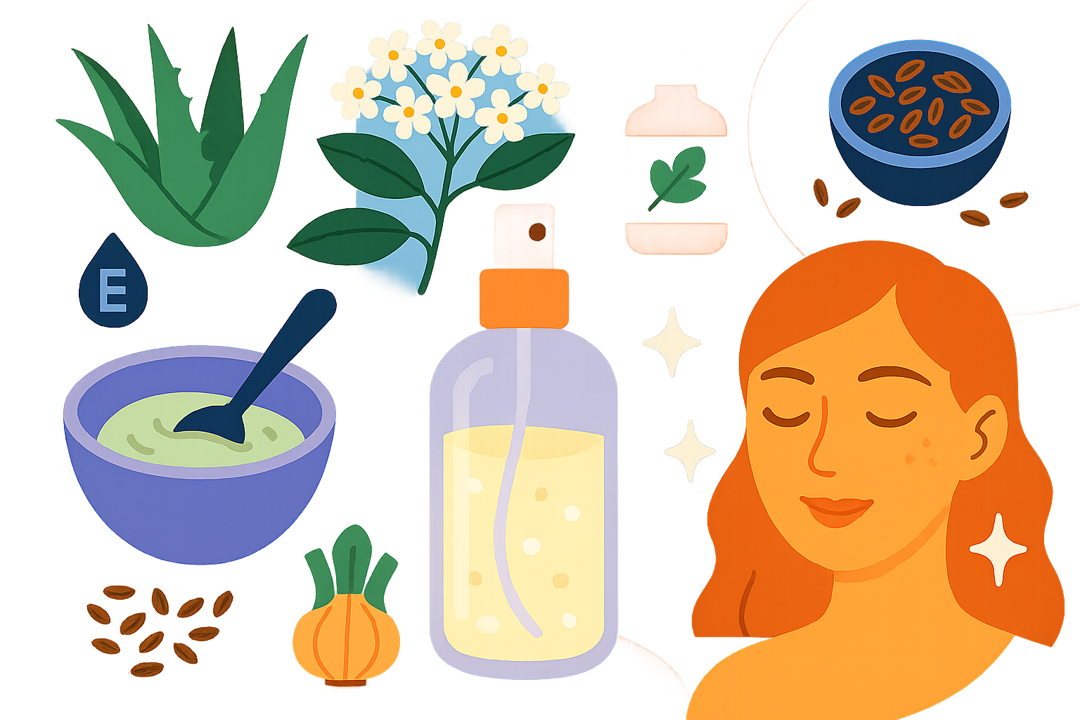 Image recette Lotion Visage Douceur à l'Hydrolat de Fleur de Sureau et Grain...